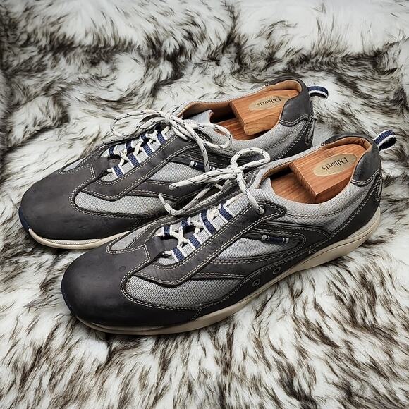 JOHNSTON & MURPHY LACE UP SHEEP SKIN SNEAKERS K04 SYSTEM SIZE 11 - Picture 2 of 16